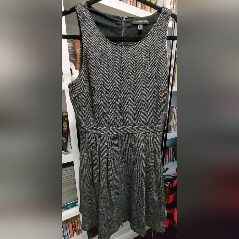 Classic Herringbone Dress